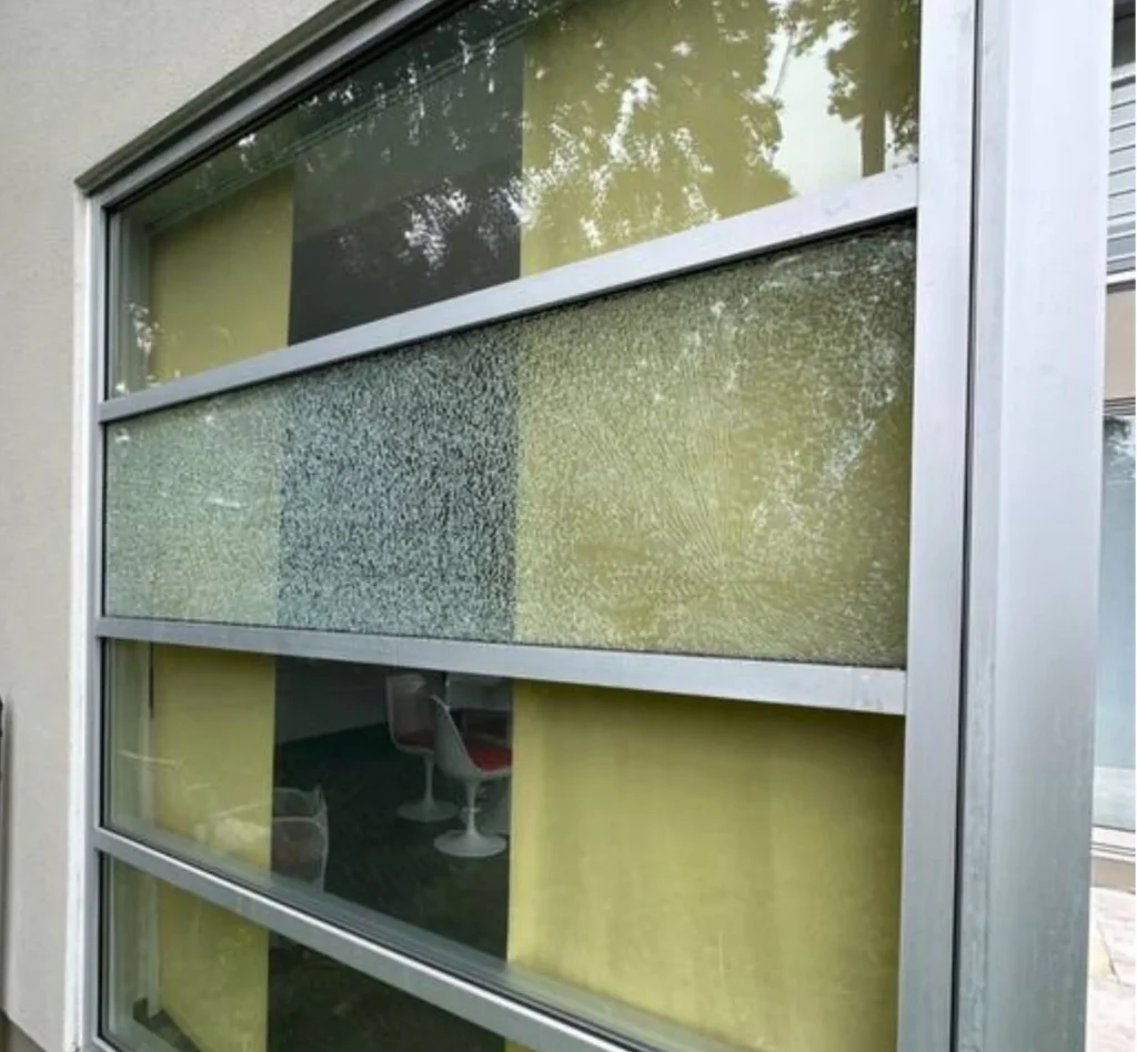 Before Window Glass Replacement in Holbrook, NY