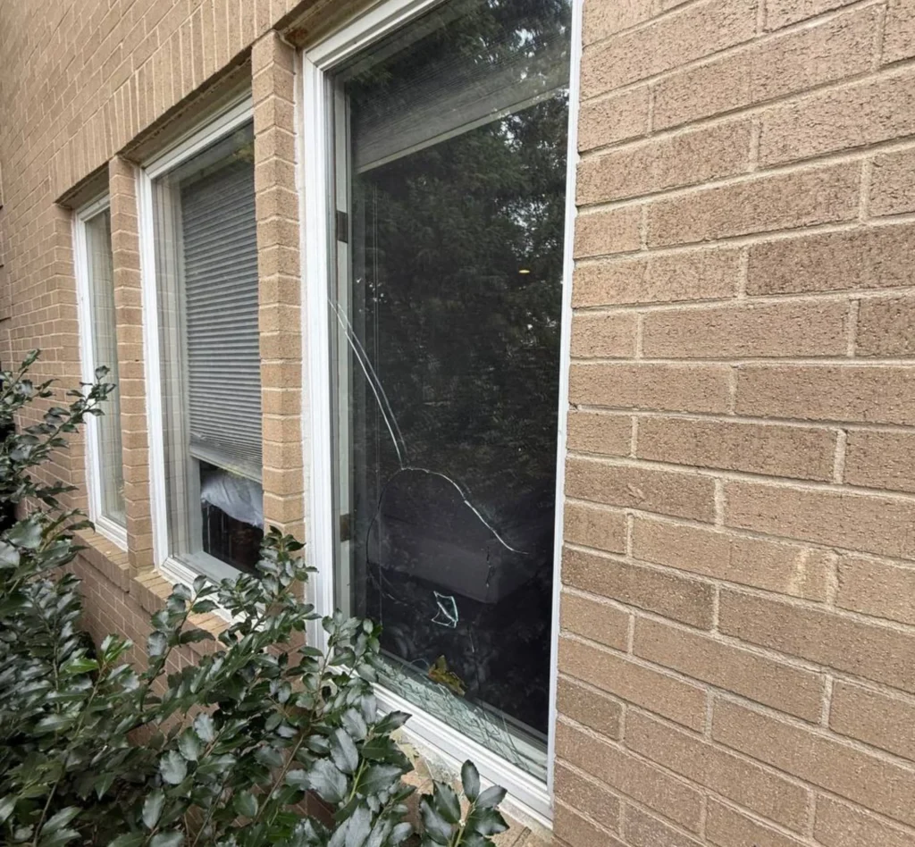 Before Window Glass Replacement in Southold, NY