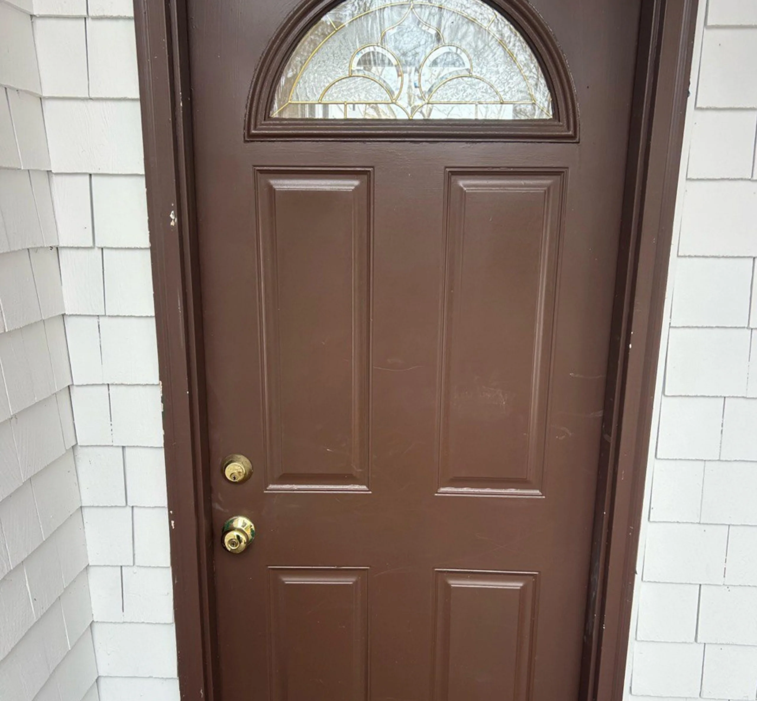 Entry Door Replacement in Mill Neck, NY - before - Prestige Window Works