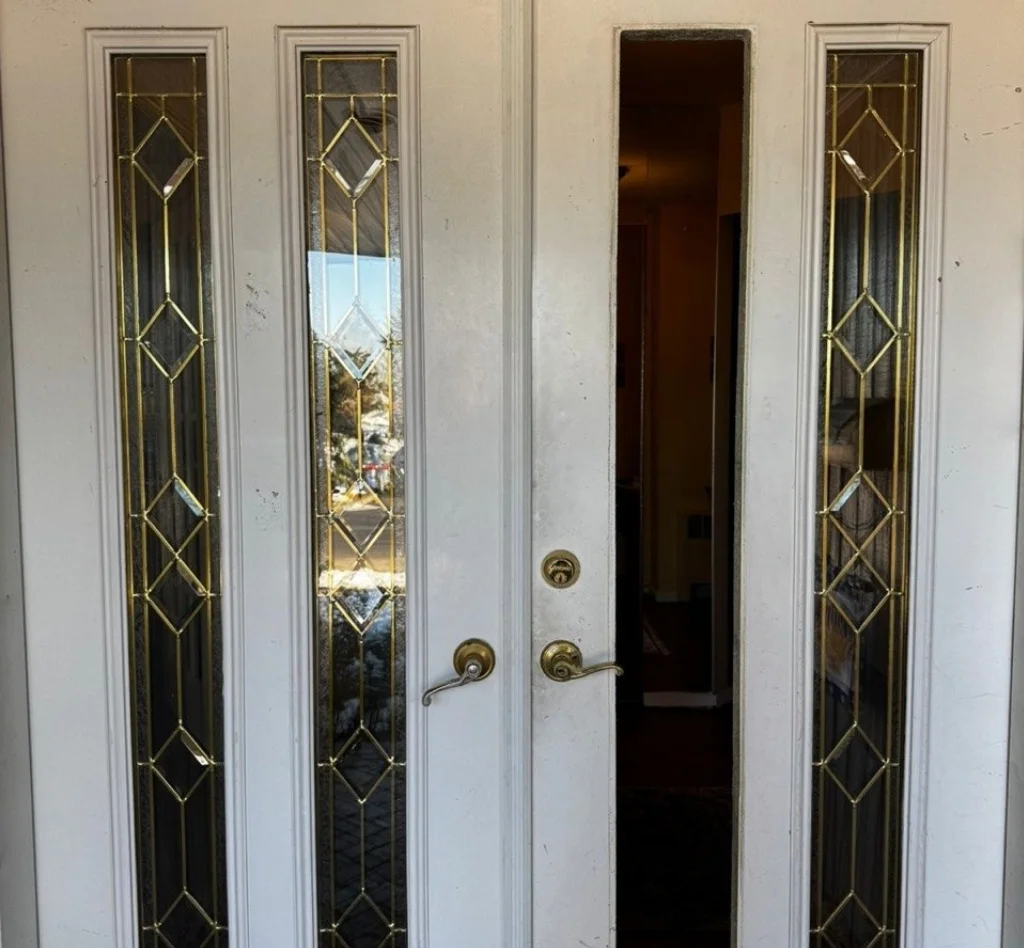 Before Sidelight Glass Replacement in Long Beach, NY - before